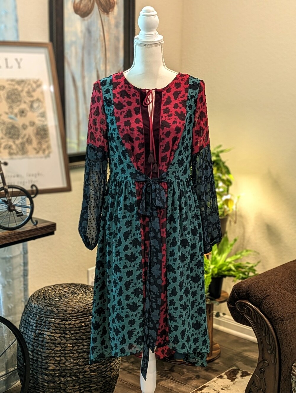 Floral Tie-Waist Top/Dress